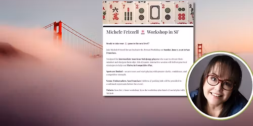 IN-PERSON GIG San Francisco, CA Mah Jongg Learn-Lunch-Play 2026