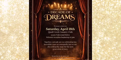Decade of Dreams Fundraiser