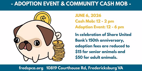 Shore United Bank Adoption Event & Community Cash Mob