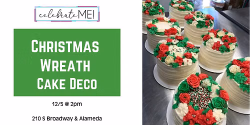 Christmas Wreath Cake Decorating