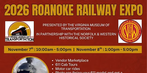 2026 Roanoke Railway Expo