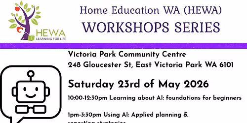 HEWA workshops: AI in home education: work smarter, not harder!