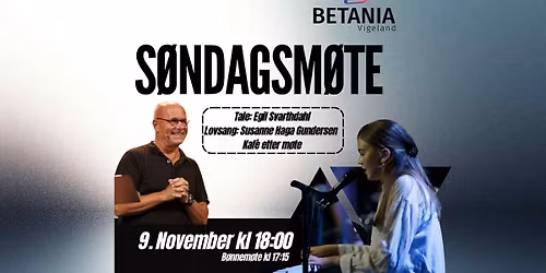 Egil Svartdahl kommer, Jesus kommer, kommer du\ud83e\udef5 - Betania Vigeland