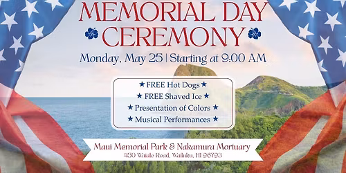 Memorial Day Ceremony 2026