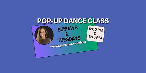 Pop-Up Dance Class Palm Desert
