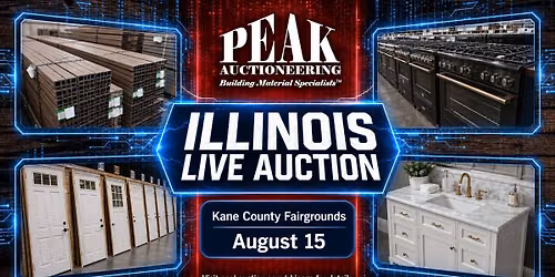 Illinois Live Building Material Auction - Peak Auction