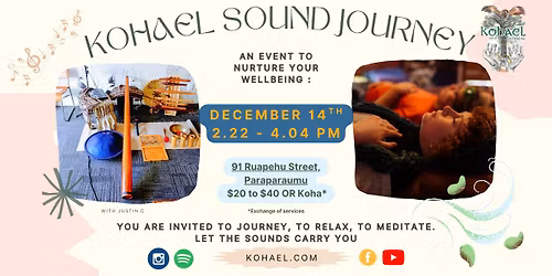 Kohael Sound Journey Paraparaumu