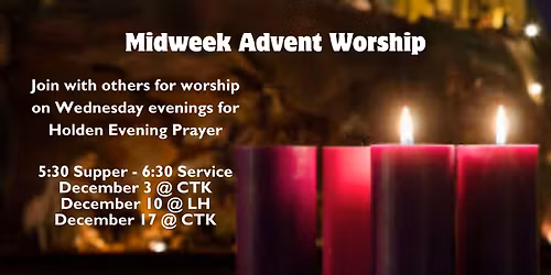 Midweek Advent Supper & Service