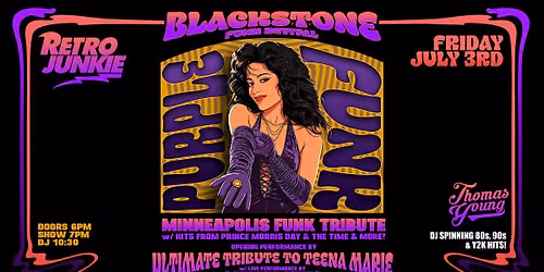 80s Funk Night w\/ Blackstone Funk Revival + Tribute to Teena Marie.. LIVE!