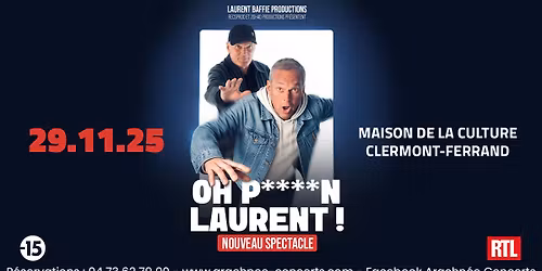 Laurent Baffie \u00e0 la Maison de la Culture \u00e0 Clermont-Ferrand