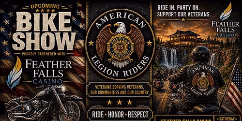 Red white and bikes bike show with Alr95 and feather falls casino 