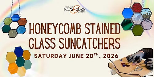 Stained Glass Honeycomb Suncatchers