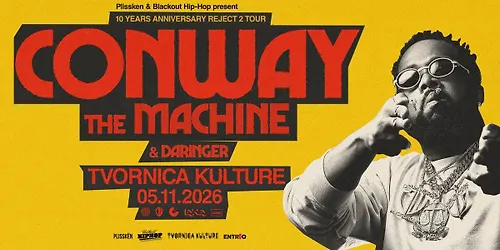 Conway The Machine & Daringer u Tvornici Kulture