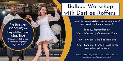 Desiree Roffers Balboa Workshop