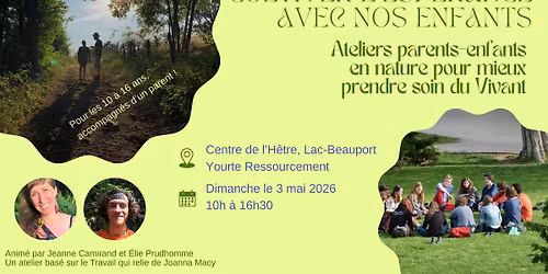 Cultiver l'esp\u00e9rance avec nos enfants - Atelier parents-enfants