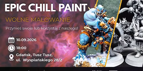 EPIC CHILL PAINT \u2013 Wolne Malowanie & Integracja 10\/09\/2026