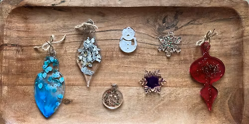 "Intro to Resin: Mixed Media Holiday Ornaments" with Ryan McGivern (December 13, 2025)