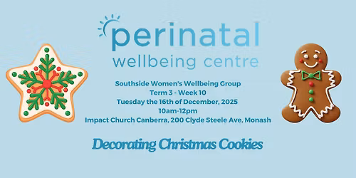 Southside Women's Wellbeing Group - Decorating Christmas Cookies