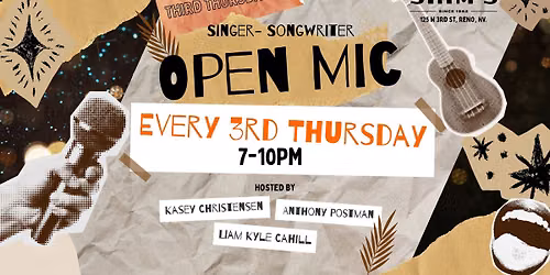 Singer Songwriter Open Mic