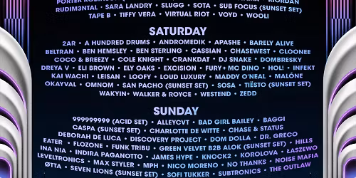 2026 EDC Orlando - Friday at Tinker Field