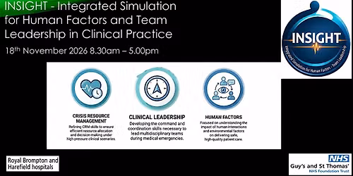 INSIGHT Course (Integrated Simulation for Human Factors and Team Leadership