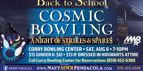 Back to School Cosmic Bowling 