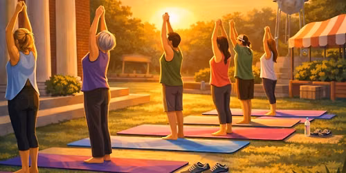 Free Sunrise Yoga Class at Hernando Farmers Market