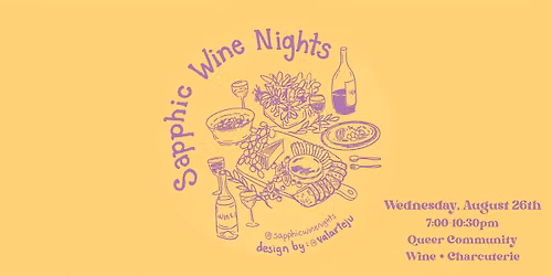 Sapphic Wine Nights at Grape Vibes 🍷✨
