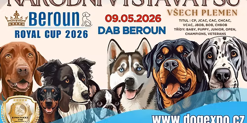 N\u00c1RODN\u00cd V\u00ddSTAVA PS\u016e V\u0160ECH PLEMEN - BEROUN ROYAL CUP 2026