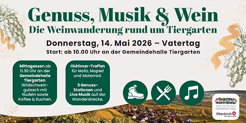 Weinwanderung rund um Tiergarten