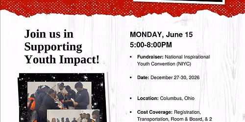 Tip Night Fundraiser - Youth Ministry of Peoria Central Church of God
