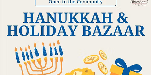 Hanukkah & Holiday Bazaar
