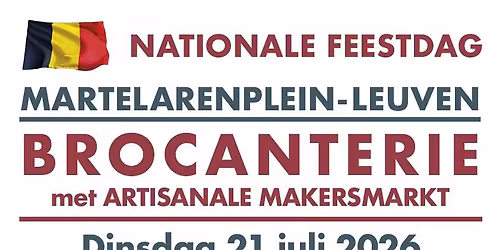 BROCANTERIE met ARTISANALE MAKERSMARKT - LEUVEN