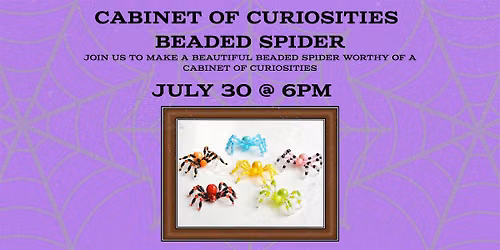 Cabinet of Curiosities Beaded Spider