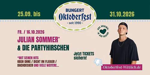 Oktoberfest Wittlich - Die Partyhirschen & Julian Sommer