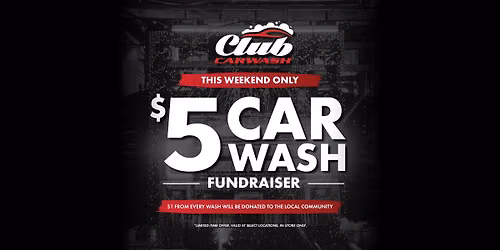 $5 Wash Weekend for Birdies for Charity 