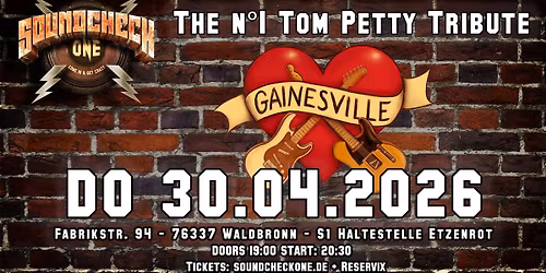 Gainesville - The N\u00b01 Tom Petty Tribute