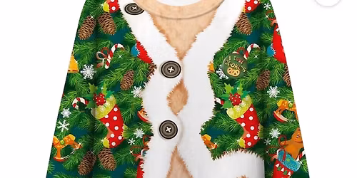 Ugly Christmas sweater Party! With Music Bingo!!!