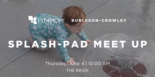 Stroller Strides + Splash Pad Meet Up