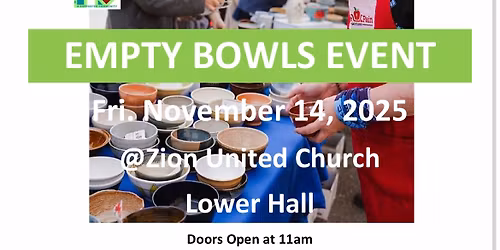 EMPTY BOWLS FUNDRAISER