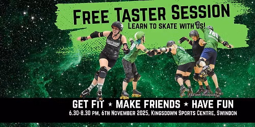 FREE Roller Derby Taster Session - Learn to skate with us!