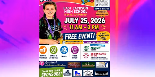 UNDER THE SYCAMORE\nKIDS CAMP 2026