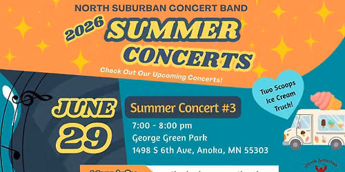 North Suburban Concert Band - Summer Concert #3 - Anoka, MN