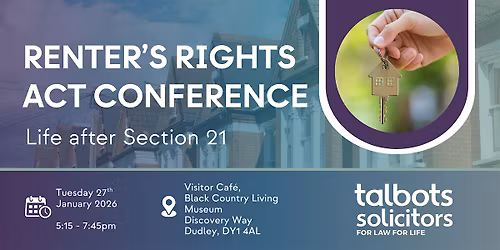 The Renter\u2019s Rights Act Conference - Life after Section 21
