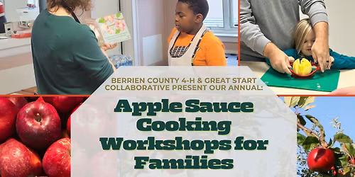 Apple Sauce Cooking Workshops for Families (Weekend Session)