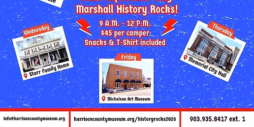 History Rocks Day Camp 2026
