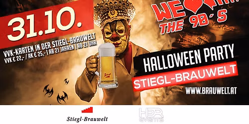 Halloweenparty - We Love The 90s