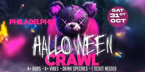 Philadelphia's Haunted Hop 2026: Halloween Bar Crawl (Saturday, Oct 31)