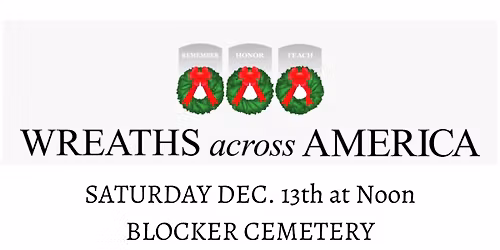 Wreaths Across America at Blocker Cemetery