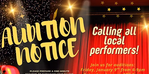 Audition Notice! Variety Show!